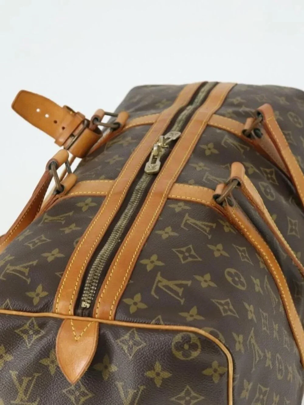 LOUIS VUITTON Monogram Sac Souple 45 Boston Bag M41624 LV Auth 171403